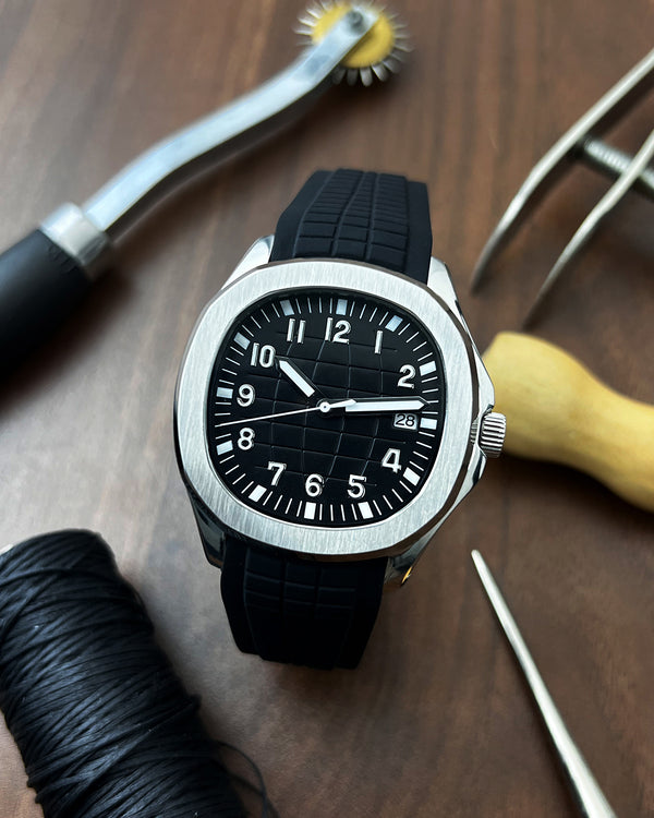 Aquanaut Black Modded Watch