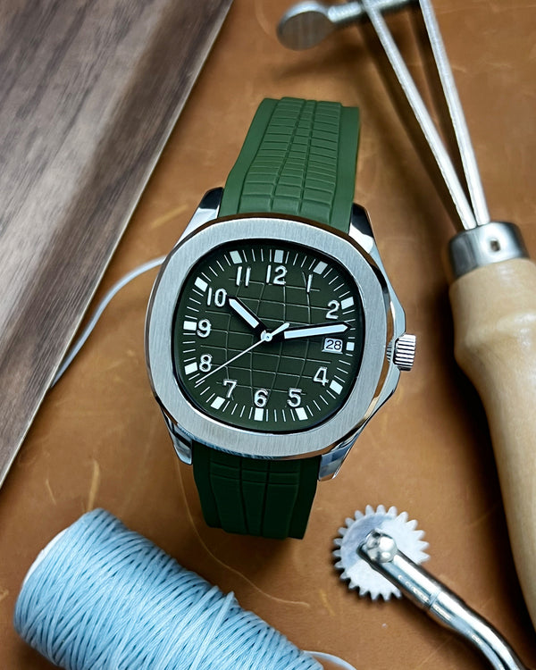 Aquanaut Green Modded Watch