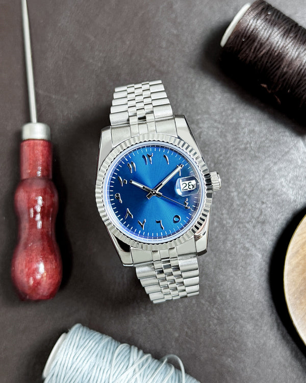 Datejust 'Arabic Blue' Modded Watch
