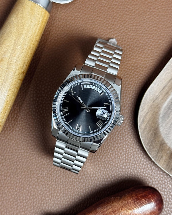 Daydate Black Modded Watch