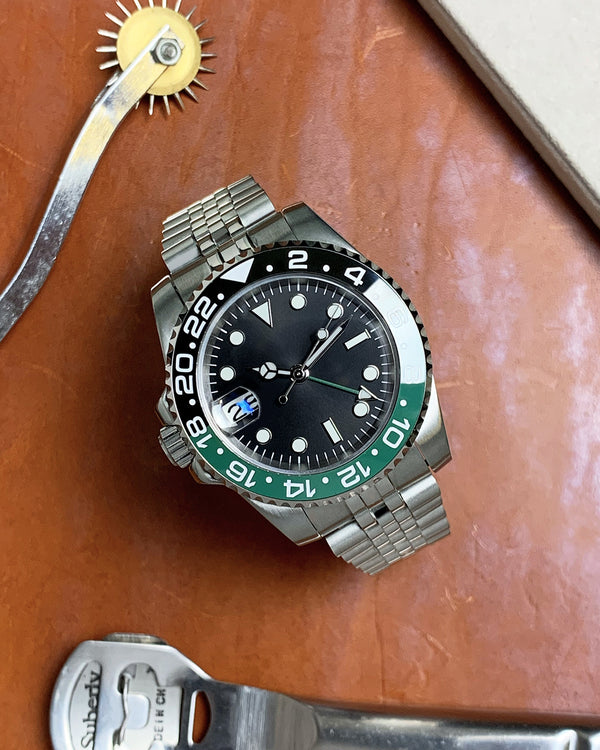 GMT Lefty 'Sprite' Modded Watch