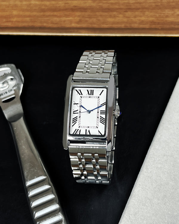 Tank Silver Bracelet Modded Watch