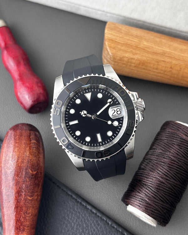 Yachtmaster Black Modded Watch